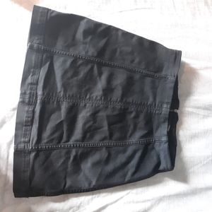Free People Stretchy Denim Miniskirt